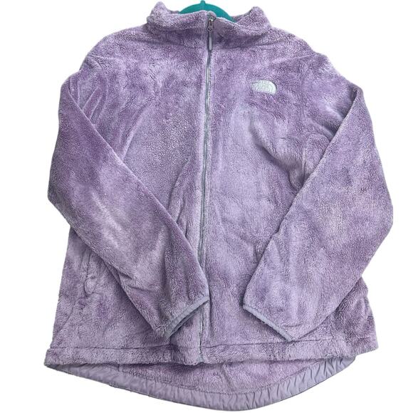 The North Face Women’s XL Purple Full Zip Fleece Jacket Soft Plush Warm Outdoo - Picture 1 of 9